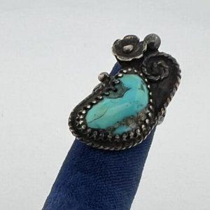 Navajo Sterling Silver Turquoise Ring